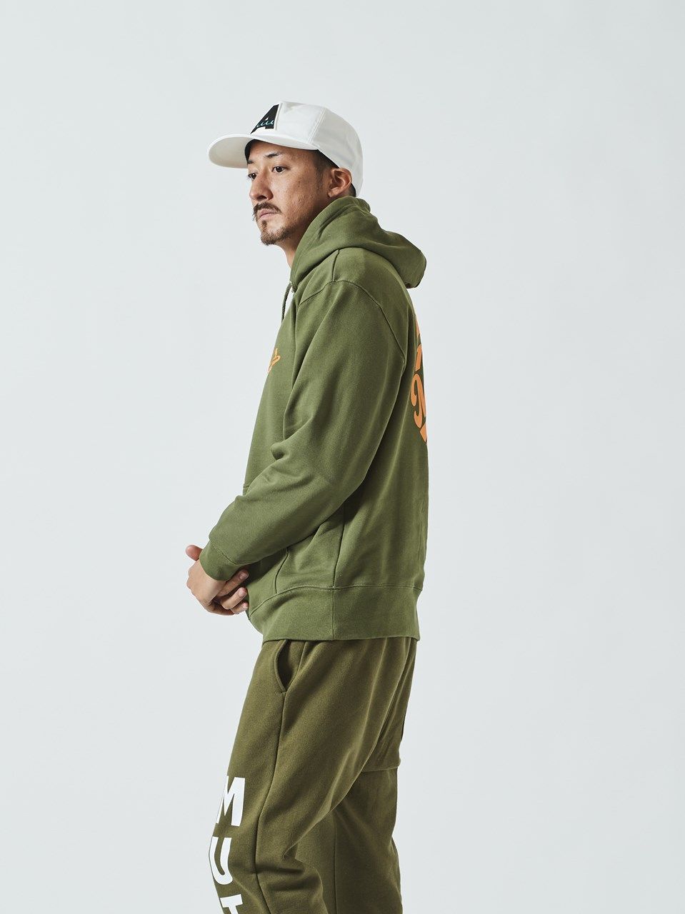 (予約品)  muta ohtadesigh×SToL Hooded Sweatshirt / スウェットパーカー / オリーブ 【Acanthus×muta】 9月上旬頃入荷予定