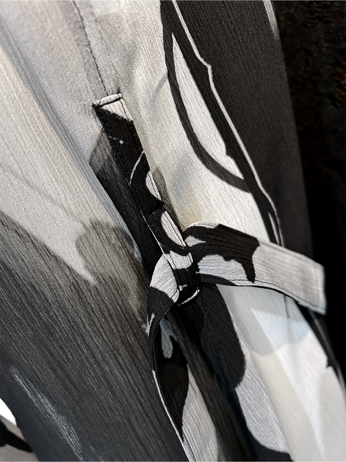 【予約品 1月4日(日) 締切】Flare Shirt / フレアシャツ / ブラック&グレー