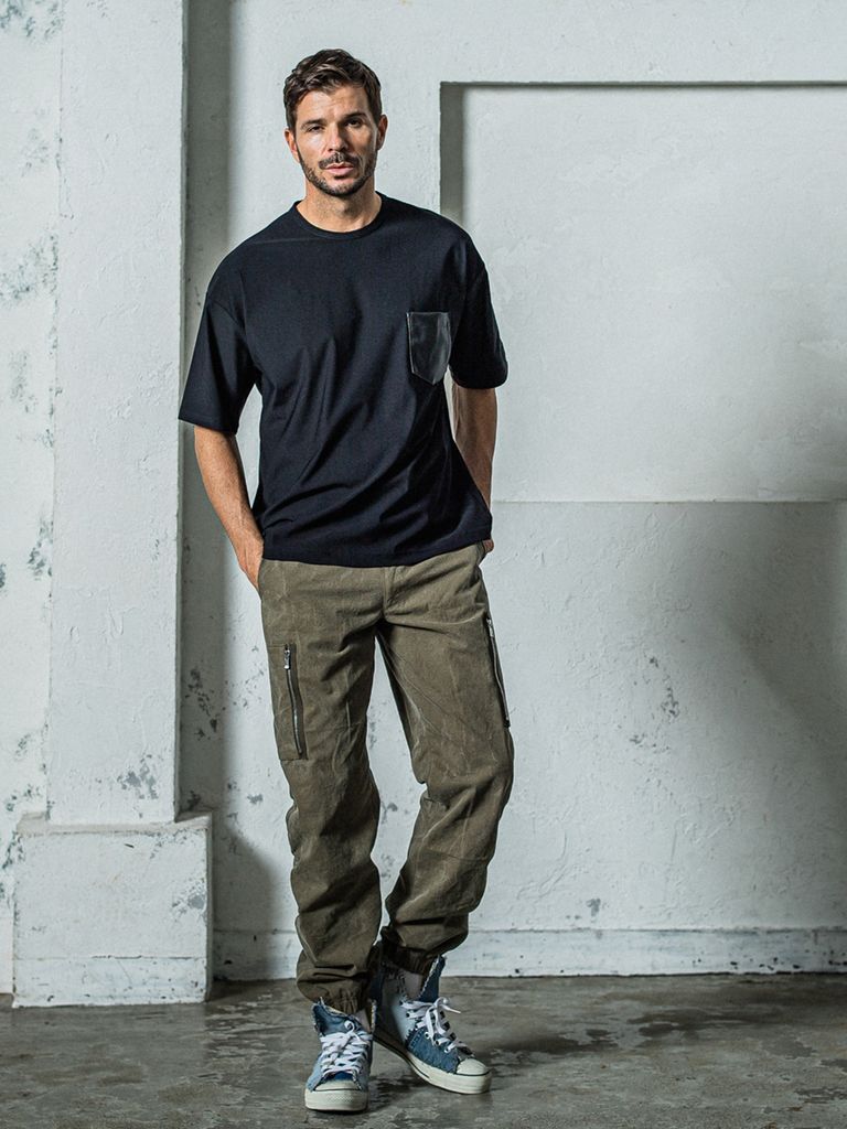 DAVID CARGO PANTS バイオ加工 / カーキ