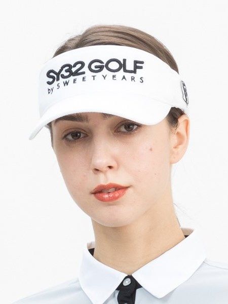 DRY SUN VISOR｜ホワイト 【SY32 by SWEET YEARS GOLF】