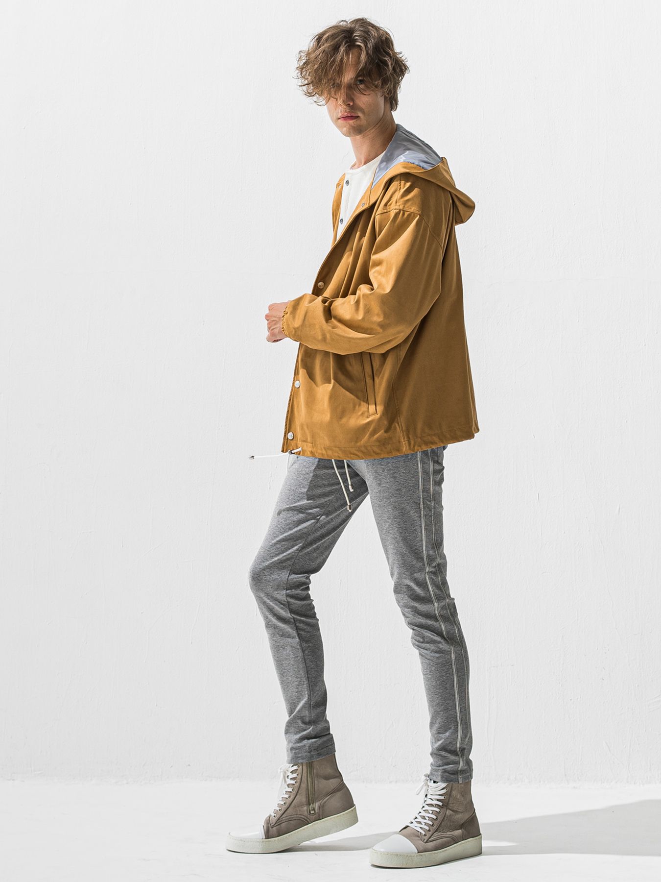 【予約品 9月6日(日) 締切】BLIND LINE PT / ラインパンツ / グレー×シルバー