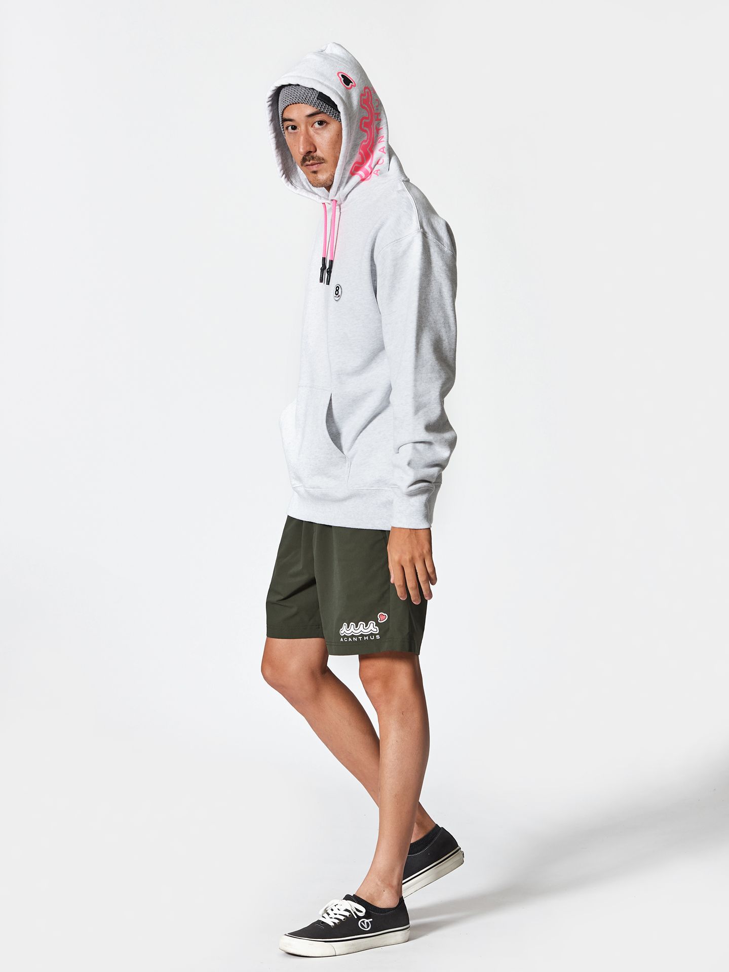 muta sweet muta hoodie / パーカー / グレー 【Acanthus×muta】