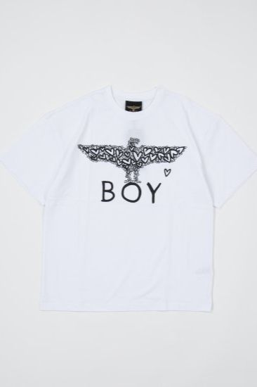 HEART EAGLE TEE/ ホワイト 【BOY LONDON】