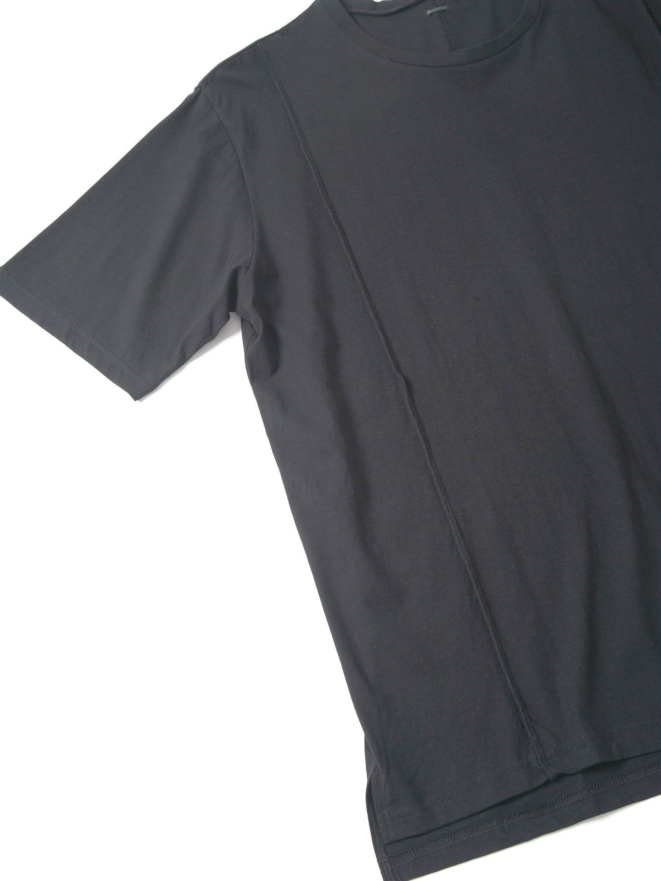 接触冷感 ガス強撚天竺 H/S T シャツ / H/S T-Shirts / ブラック 【STRUM】