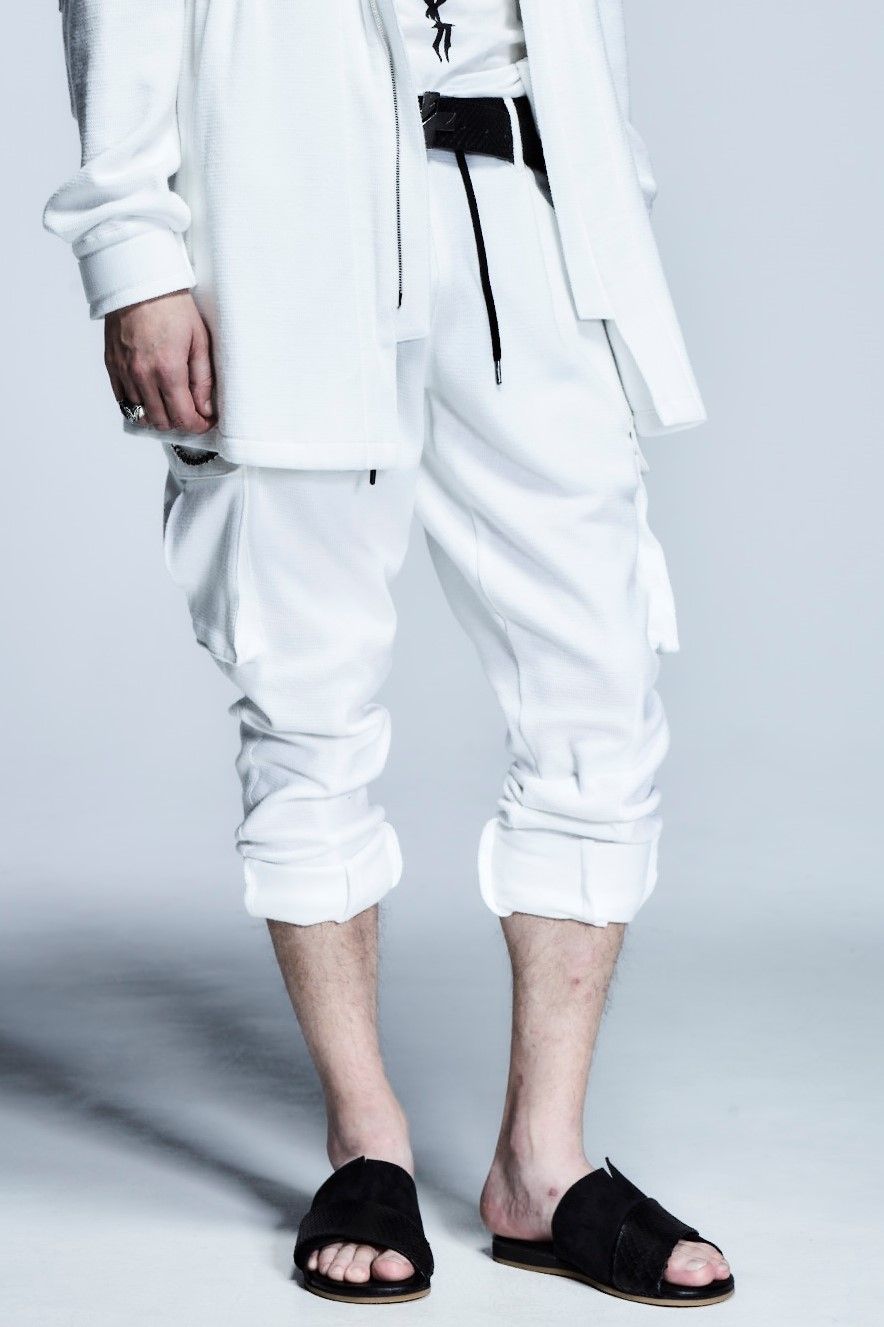 《予約品》 CargoJerseyPants SummerKnitJersey / White 【kiryuyrik】 1月入荷予定