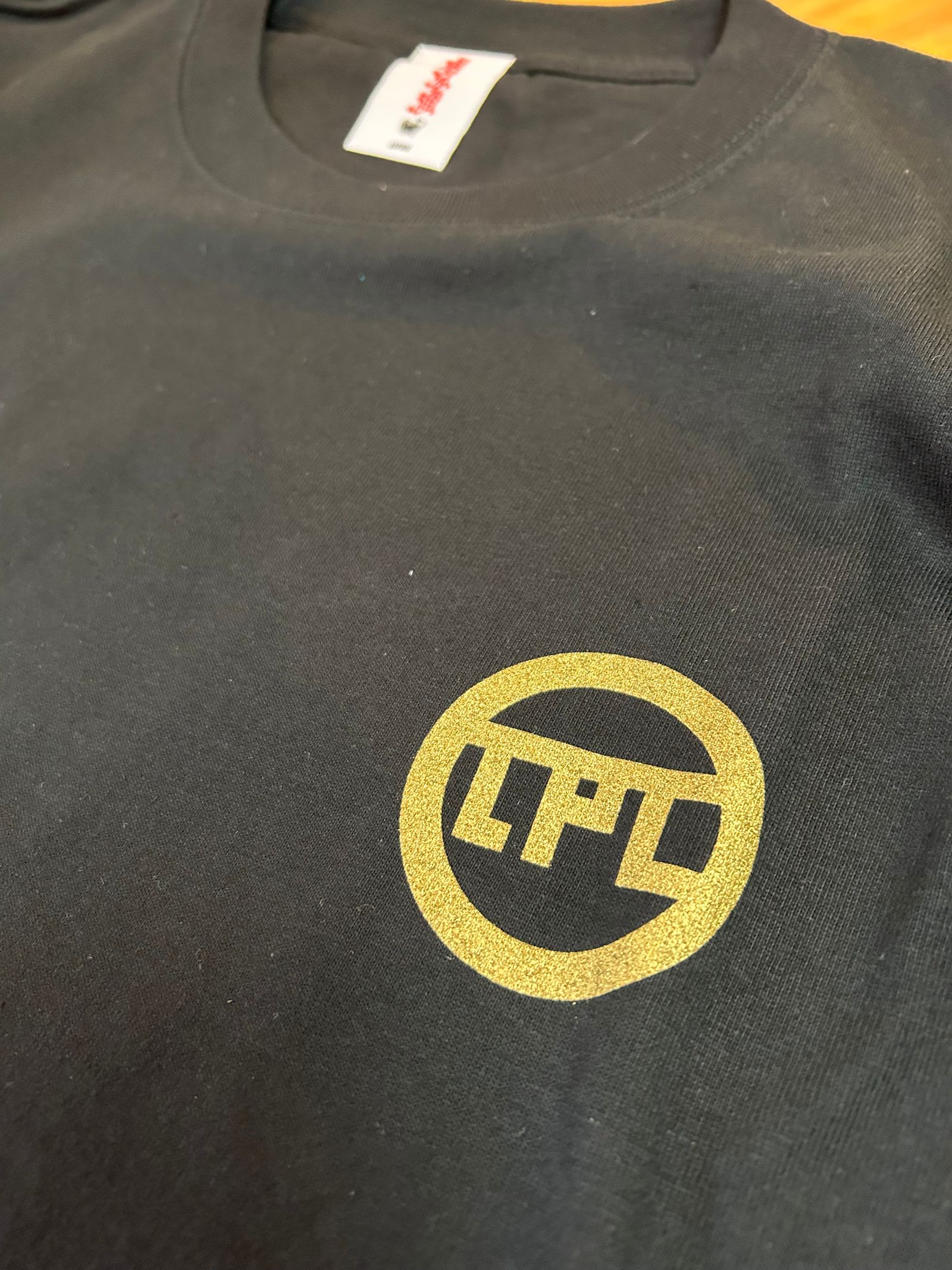 TPC/t-shirts(logo) / ブラック×ゴールド  [TPC］