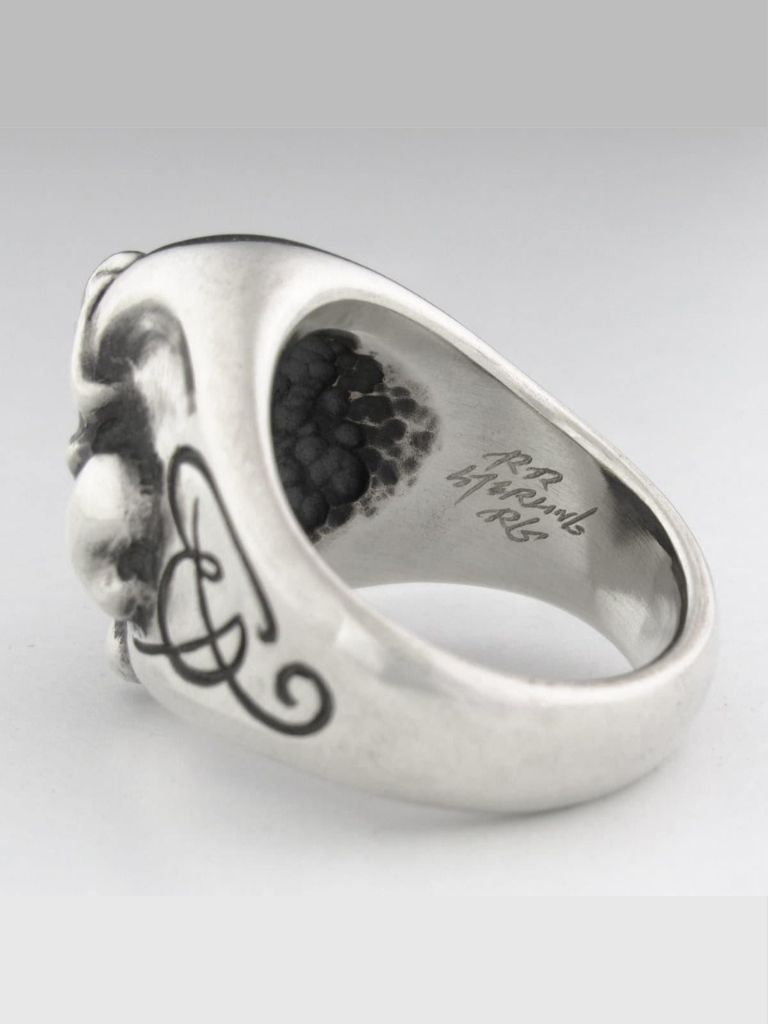 【受注生産品】 Cry Baby Cross Bone Skull Ring / スカルリング