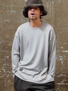 【予約品 7月5日(日) 締切】WASHABLE WOOL TEE / ウォッシャブルウールTシャツ / ライトグレー