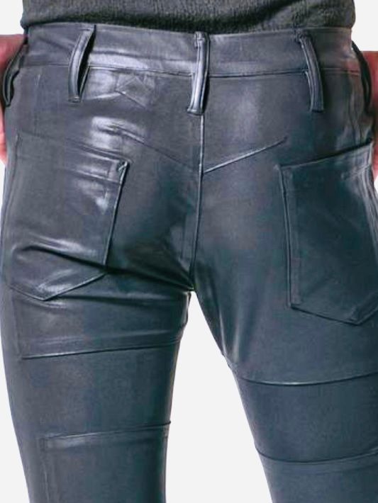 《予約品》 UNIONJACK Skinny Slacks / ユニオンジャックスキニースラックス / ブラック・コーティング