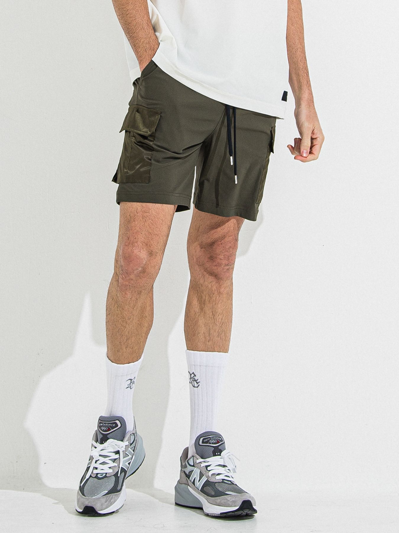 【予約品 】DARRELL CARGO SHORTS / ダレルカーゴショーツ / カーキ