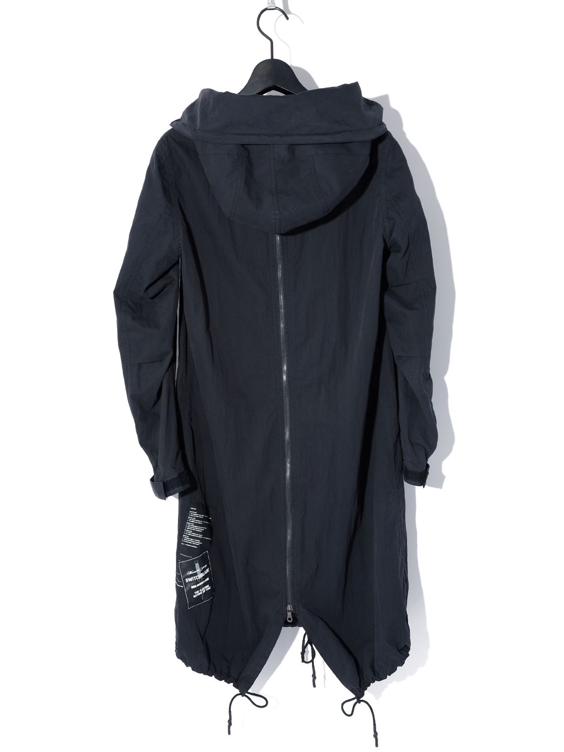 【予約品】 SWITCHBLADE x nude:masahiko maruyama ZIPPER FUSION MODS COAT / モッズコート / BLACK