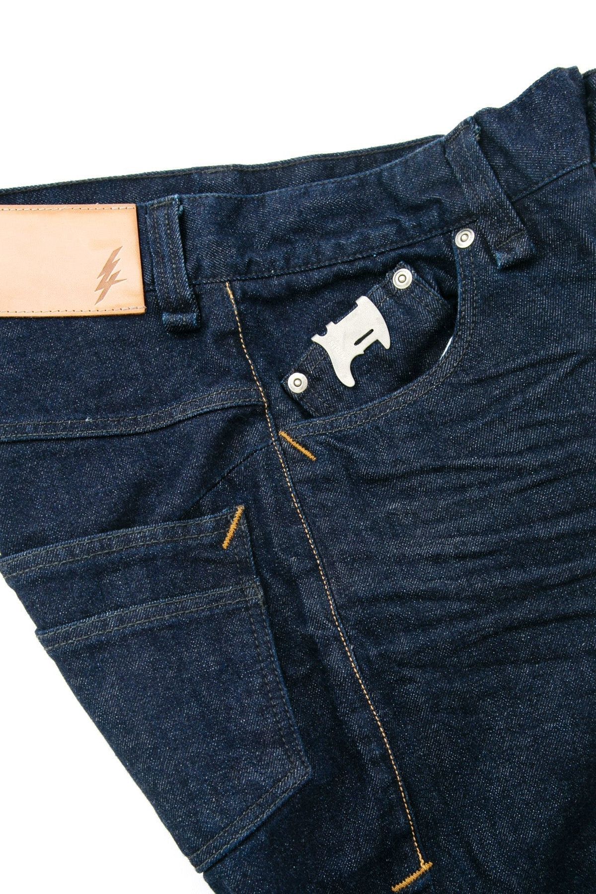 TIGHT JOE 12.5ozOrganic Cotton Stretch Denim TightStraight Jeans/インディゴ【STRUM】