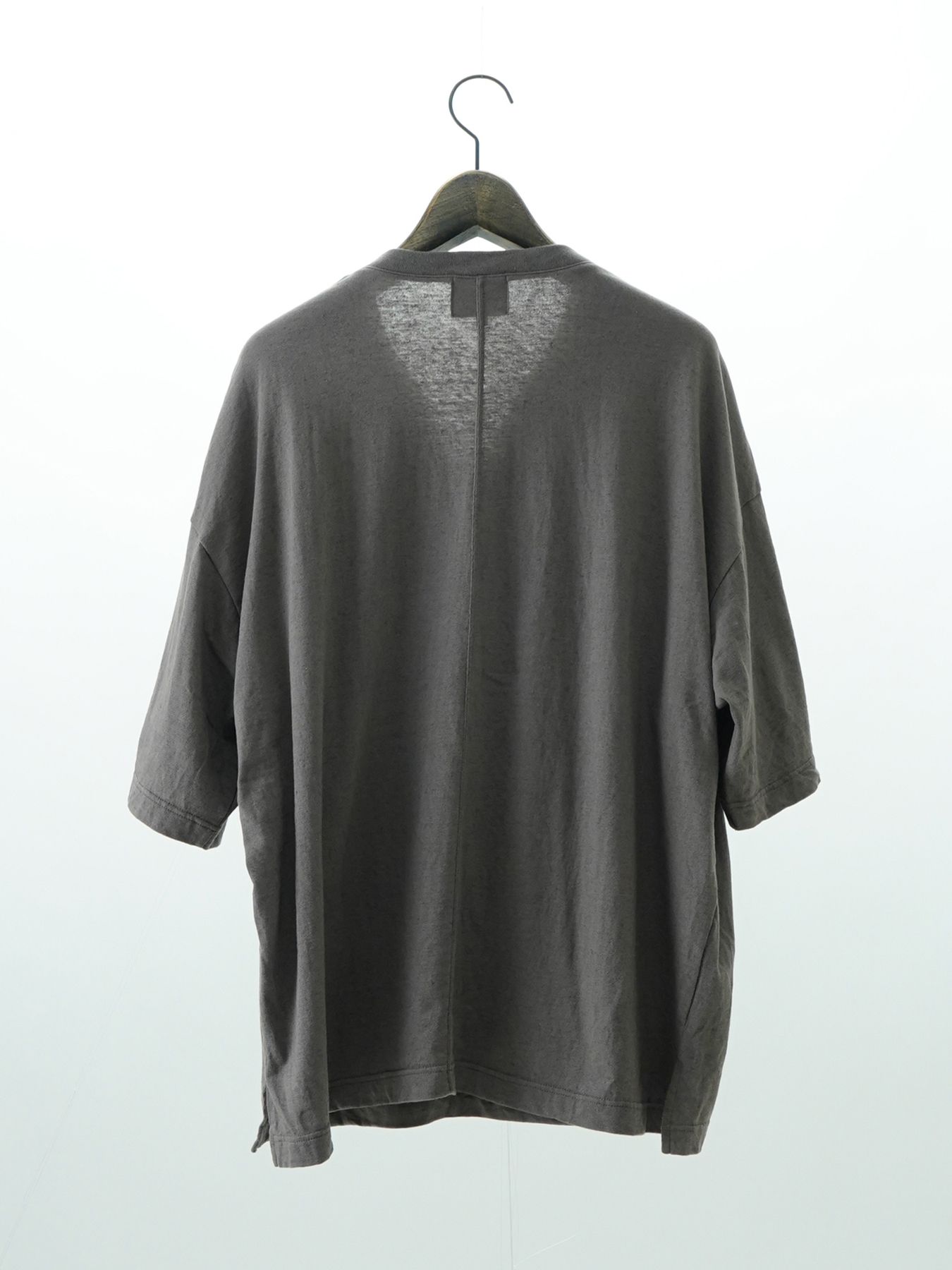 新品 エゴトリッピング QUENCH ヘンリーネック 46 EGO TRIPPING - QUENCH / ヘンリーネックTシャツ / グレー | BRYAN