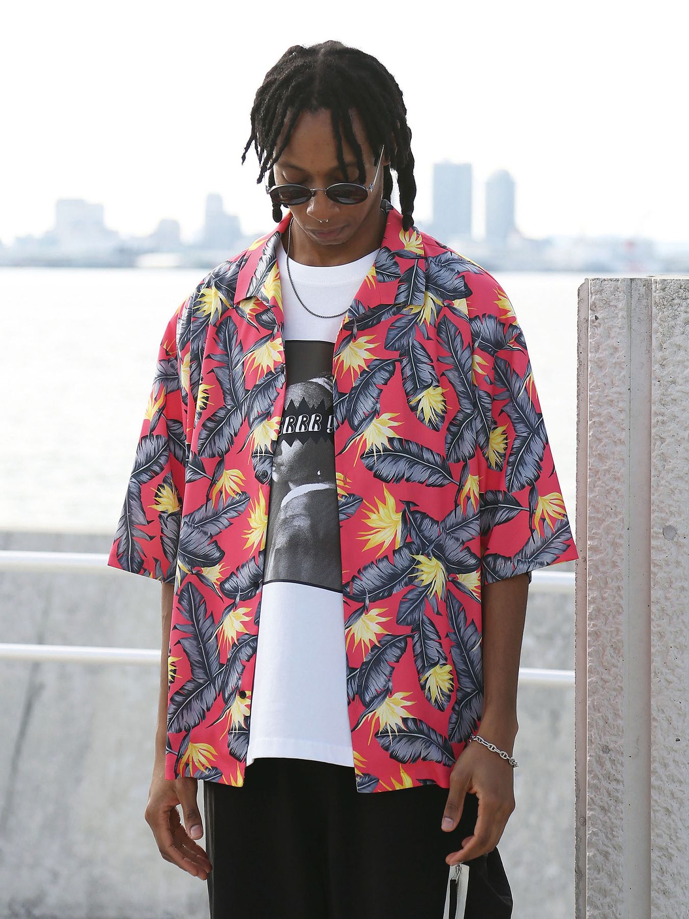 OVERTONE SHIRTS / オーバートーンシャツ / ピンクグレー【QUOLT】