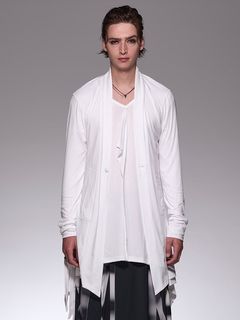 《予約品6/17締め》 FlareButtonCardigan / フレアカーディガン / ホワイト