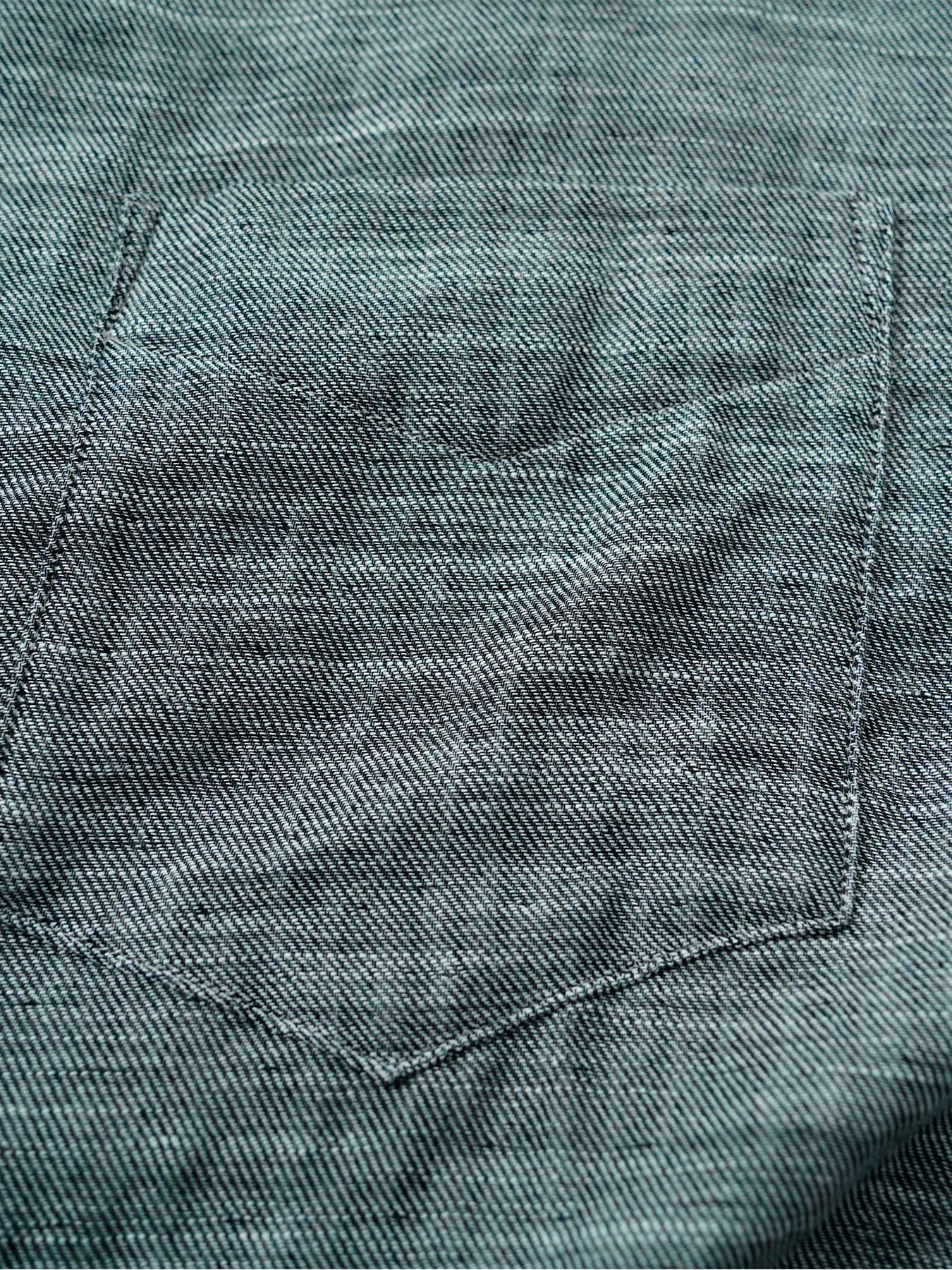【予約品 11月9日(月) 締切】BACKSTRIPESHIRT / バックストライプシャツ / 杢グレー