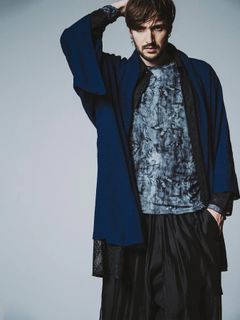 KIMONOガウン  / ブルー