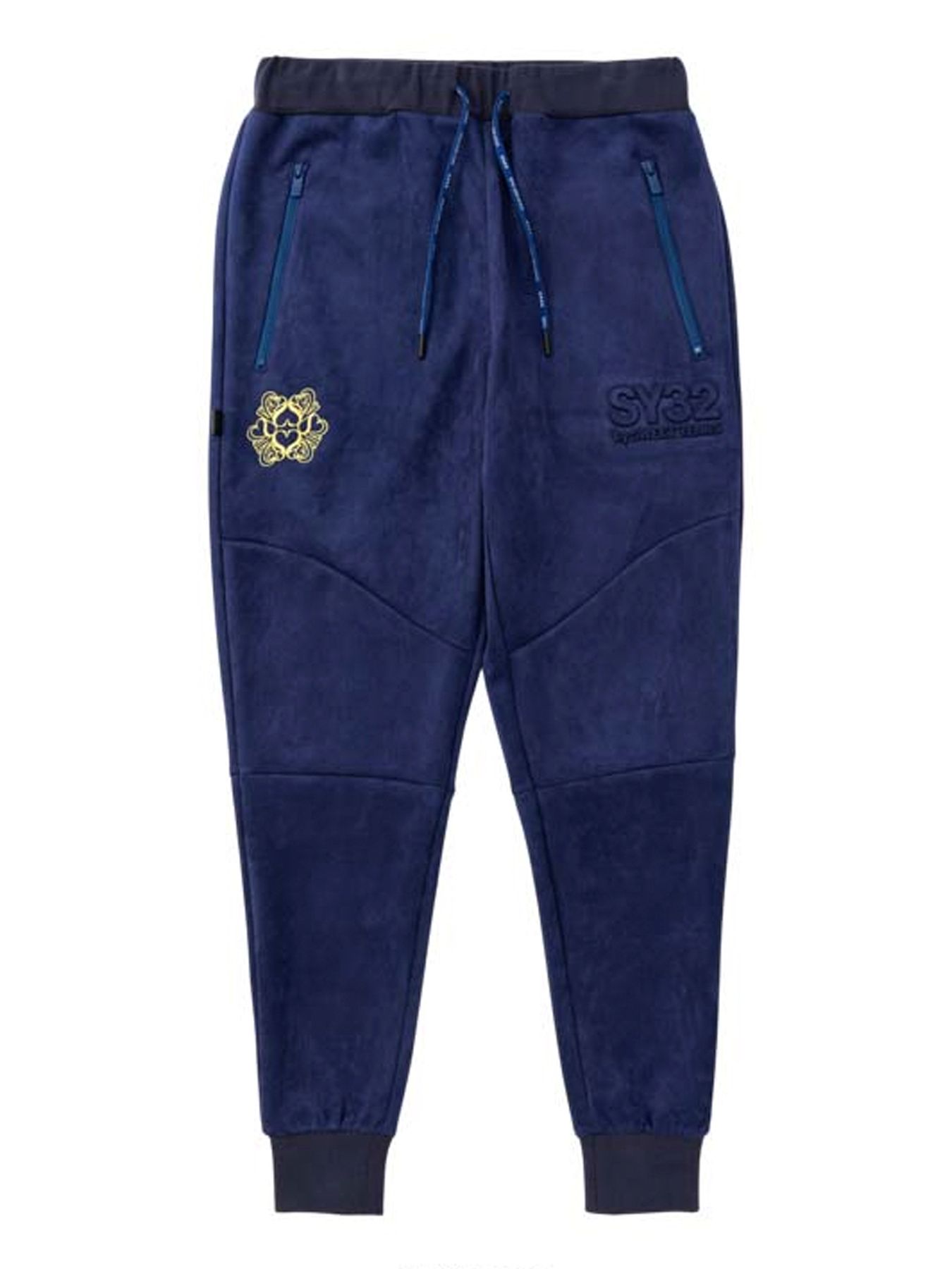 ESTER SUEDE LONG PANTS / スエード パンツ / ダークブルー【SY32 by SWEET YEARS】