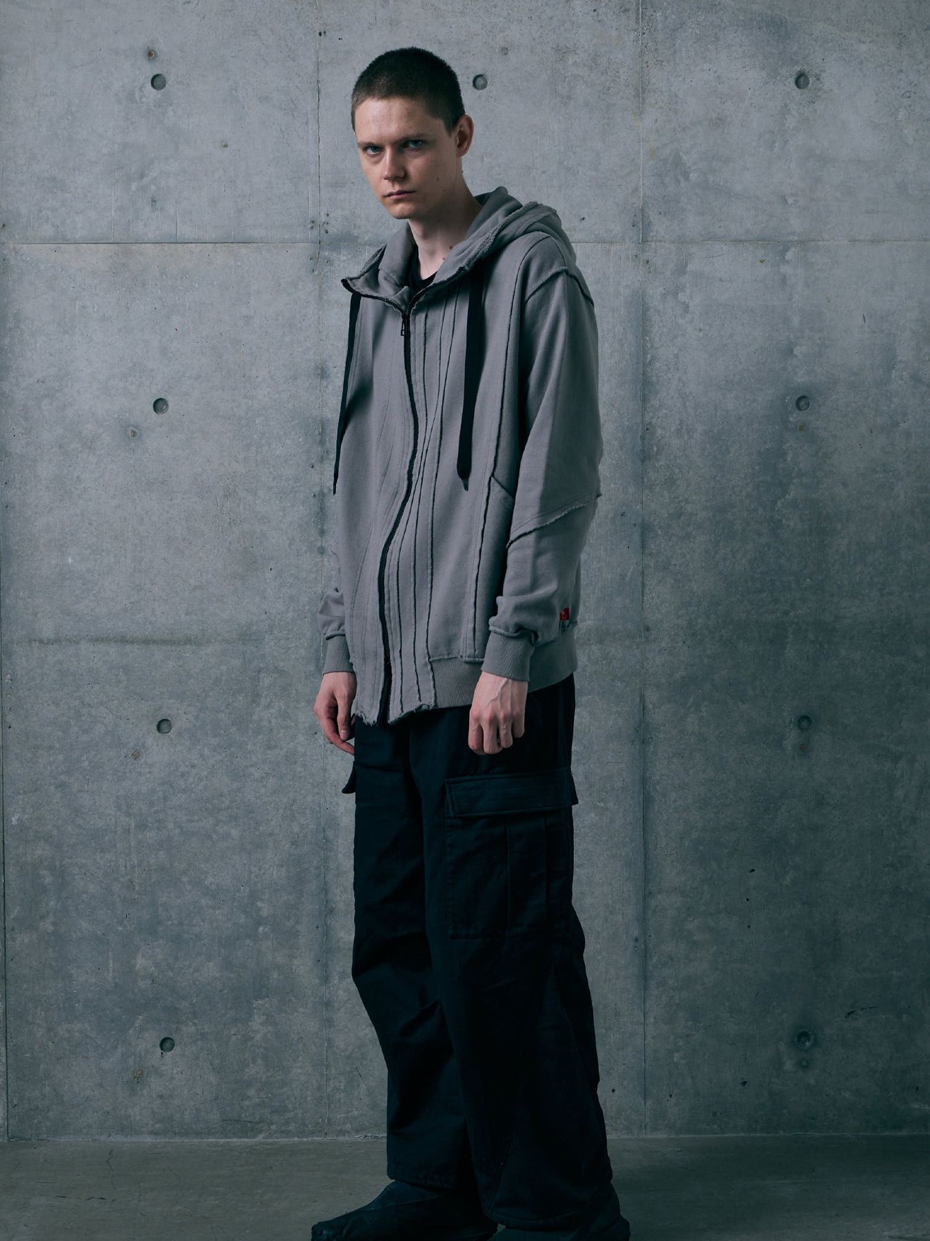 FRAGFORM ZIP HOODIE / ジップフーディー / CHARCOAL