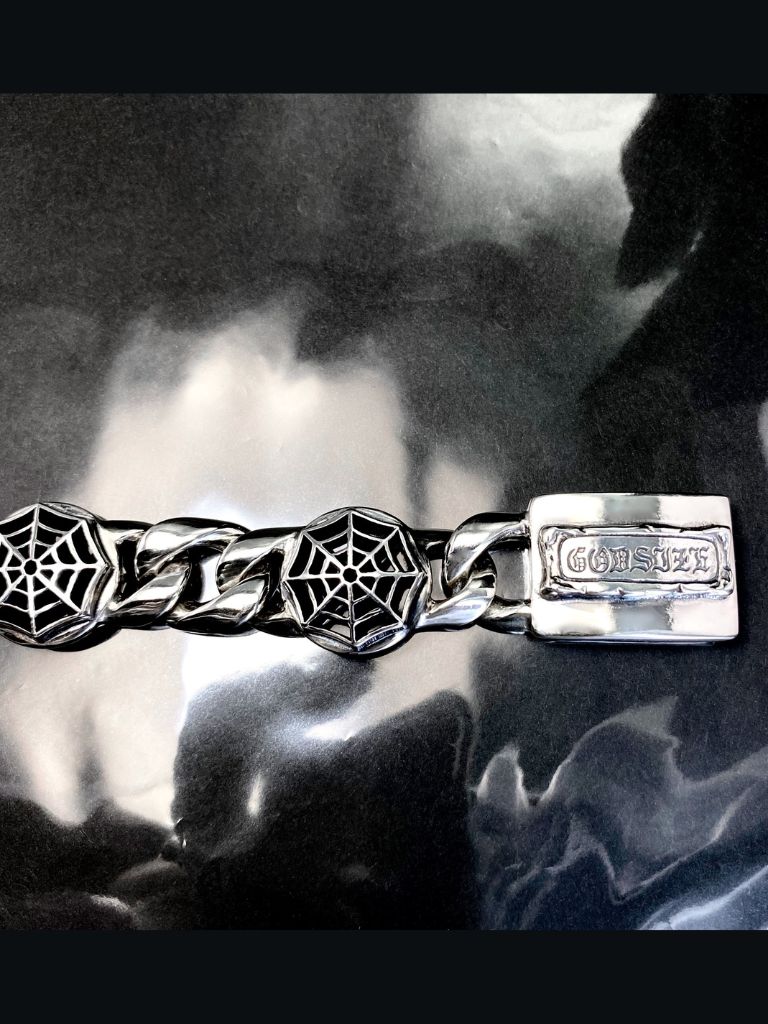《受注生産》 CHAIN BRACELET [SPIDER WEB] / スパイダーウェブチェーンブレスレット 【注文から2-3週間後入荷予定】