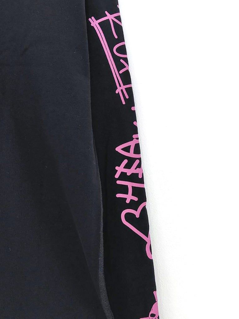 COLOR GRAPHIC T / 長袖Tシャツ / ブラック 【Roen】