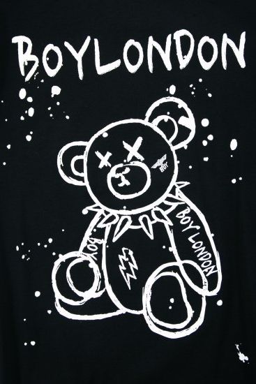 PUNK BEAR T-SHIRTS Tシャツ / BLACK 【BOY LONDON】