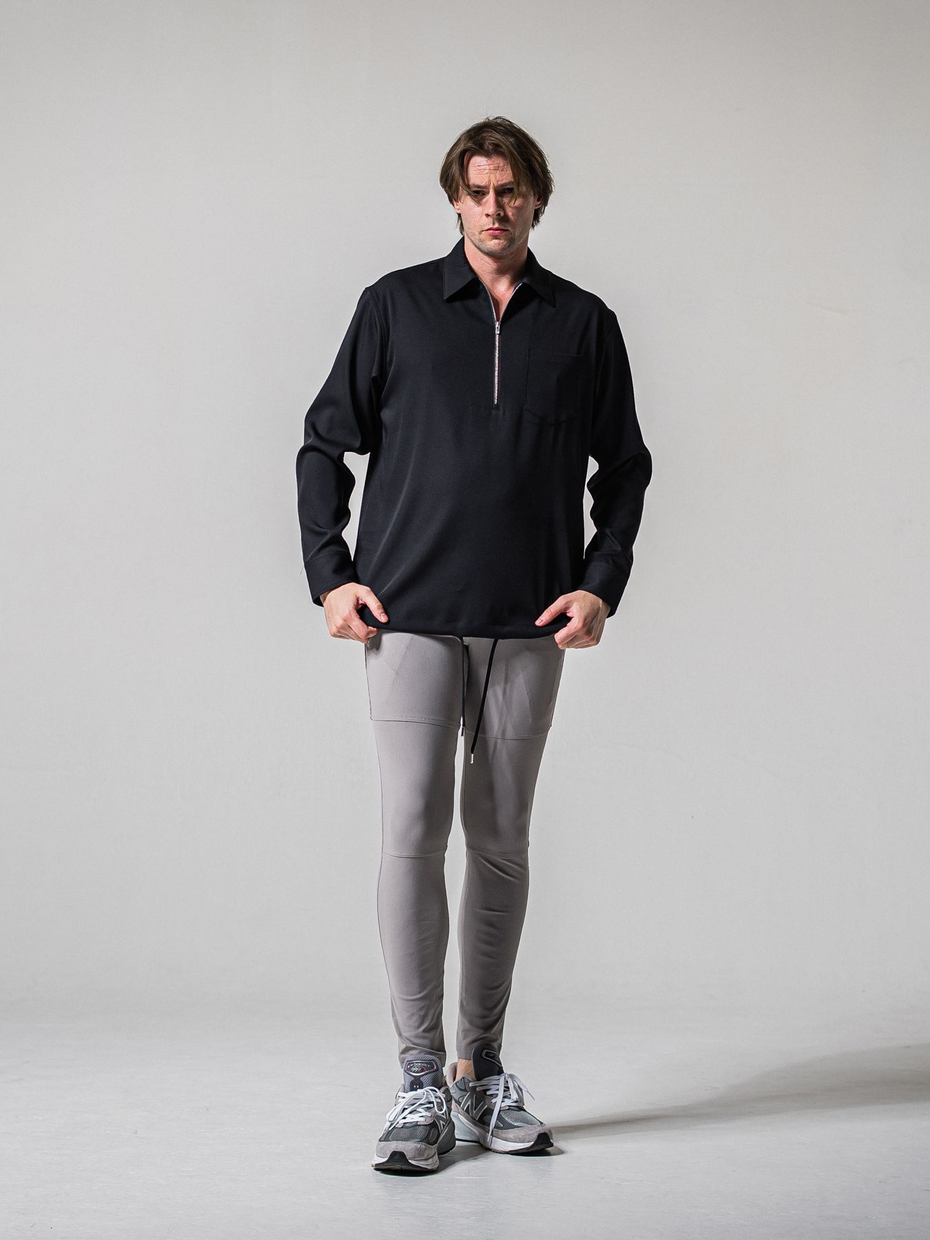 【予約品 11月16日(日) 締切】JOHNSON LINE PANTS / ジョンソンラインパンツ / グレー×シルバー