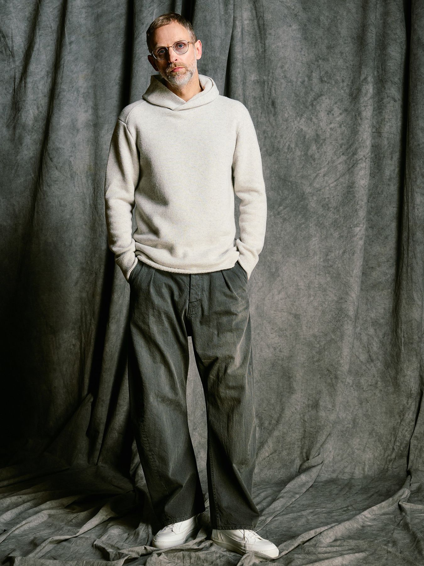 【予約品 4月19日(日) 18時締切】back pile hoodie / バックパイル フーディ / ライトグレー