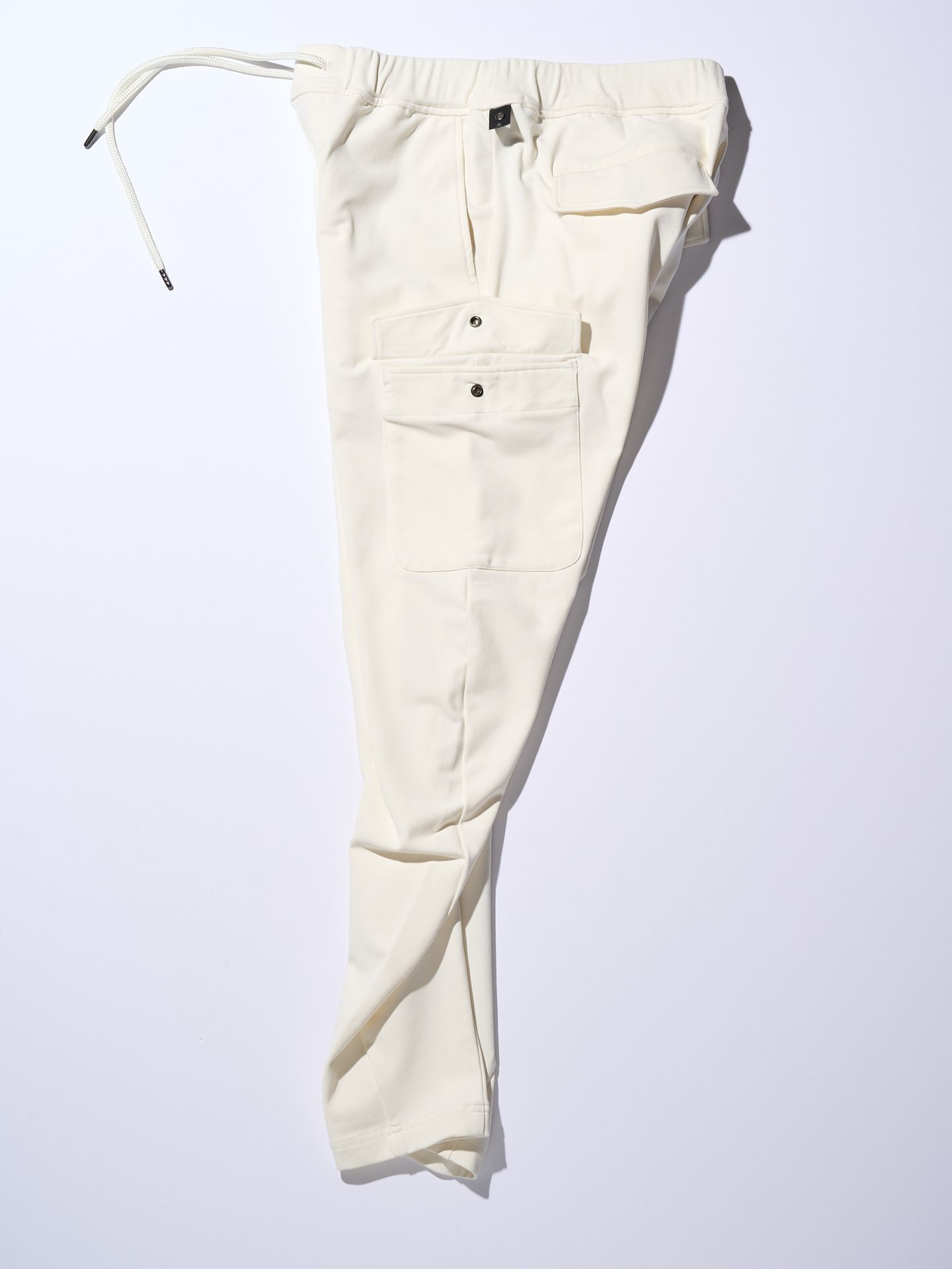 【予約品】 3D banana slim cargo / スリムカーゴパンツ / ホワイト