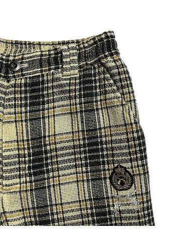 《予約品8月31日 23時55分締め》 CHECK SHORTS A / チェックショートパンツ / ベージュ 【roarguns 】 2024年2月入荷予定