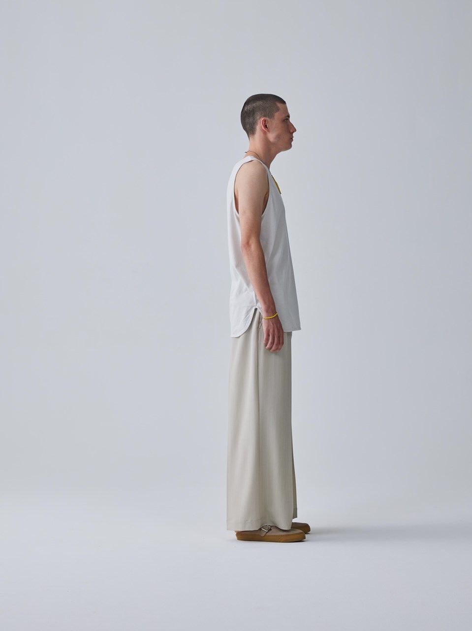 《予約品.先着限り》 LAYERED LONG T/T  / タンクトップ / ベージュ 【Iroquois.イロコイ】 2024年3月中旬~入荷予定