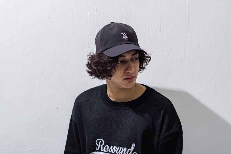 LOW CAP / ロゴキャップ / ナイロンブラック 【RESOUND CLOTHING】