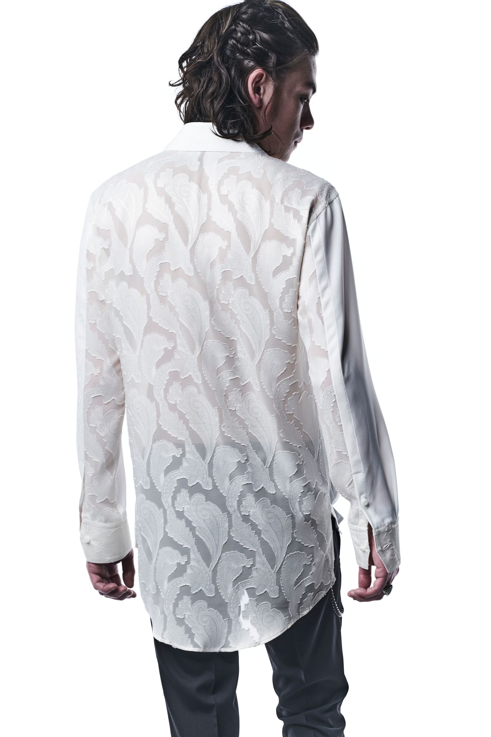 《予約品》 Shirts シャツ CrazyPattern / White 【kiryuyrik】 10月入荷予定