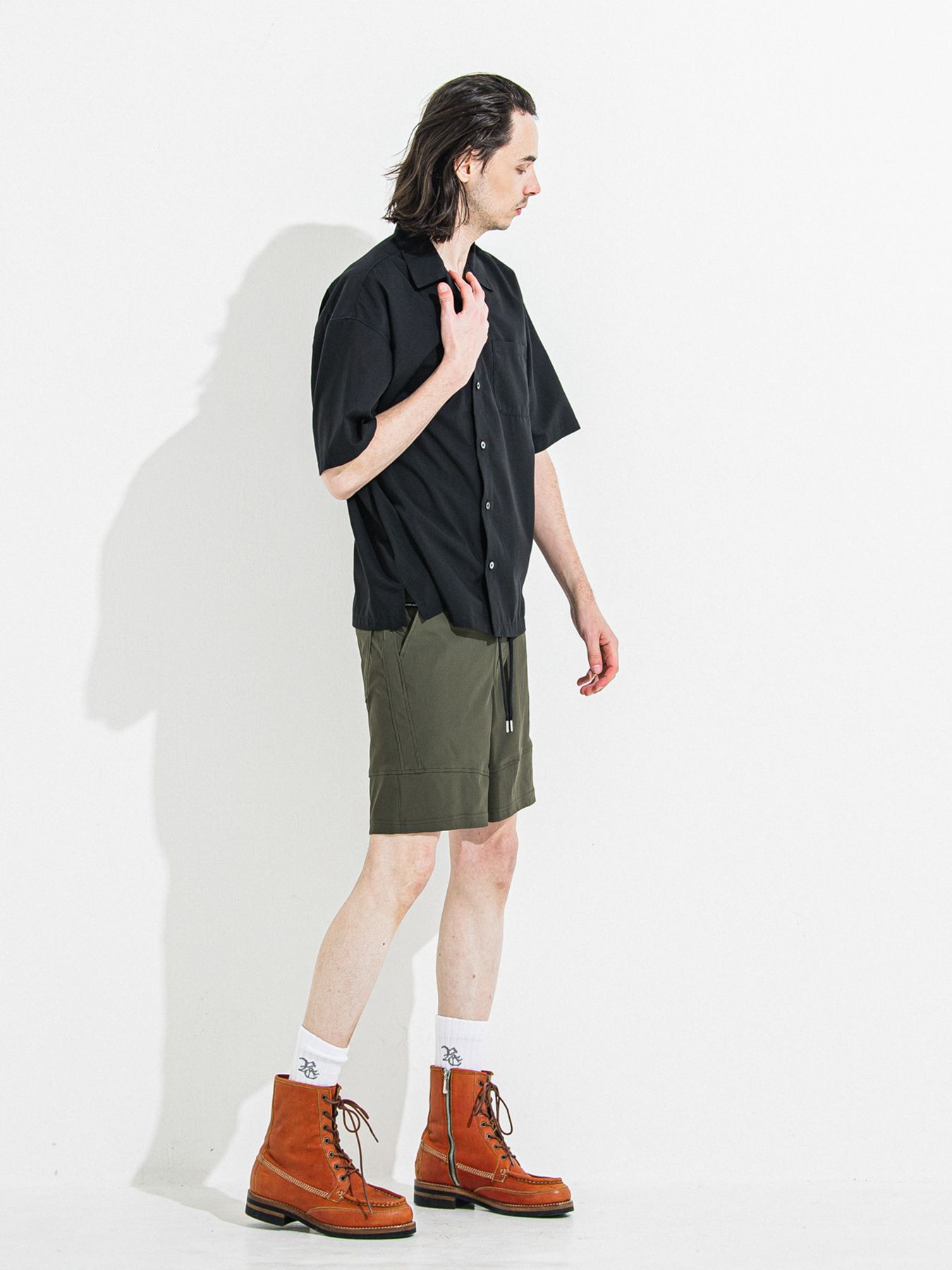 【予約品 】ZACK HALF SHIRT / ザックハーフスリーブシャツ / ブラック