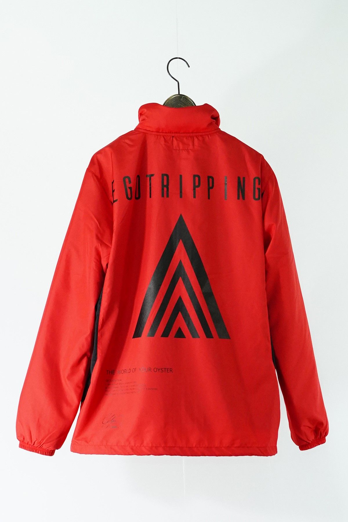 《予約》 EGO TRIPPING TRAINING JACKET裏フリース / レッド 【EGO TRIPPING】 10月中旬～入荷予定