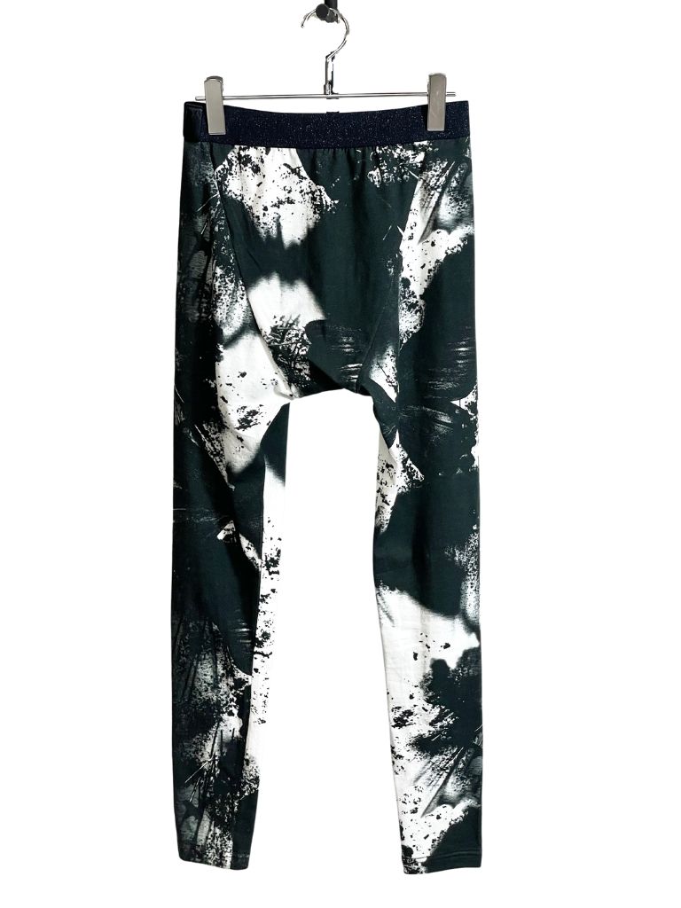 《予約品》 Leggings / シャドーバタフライレギンス / ブラックホワイト