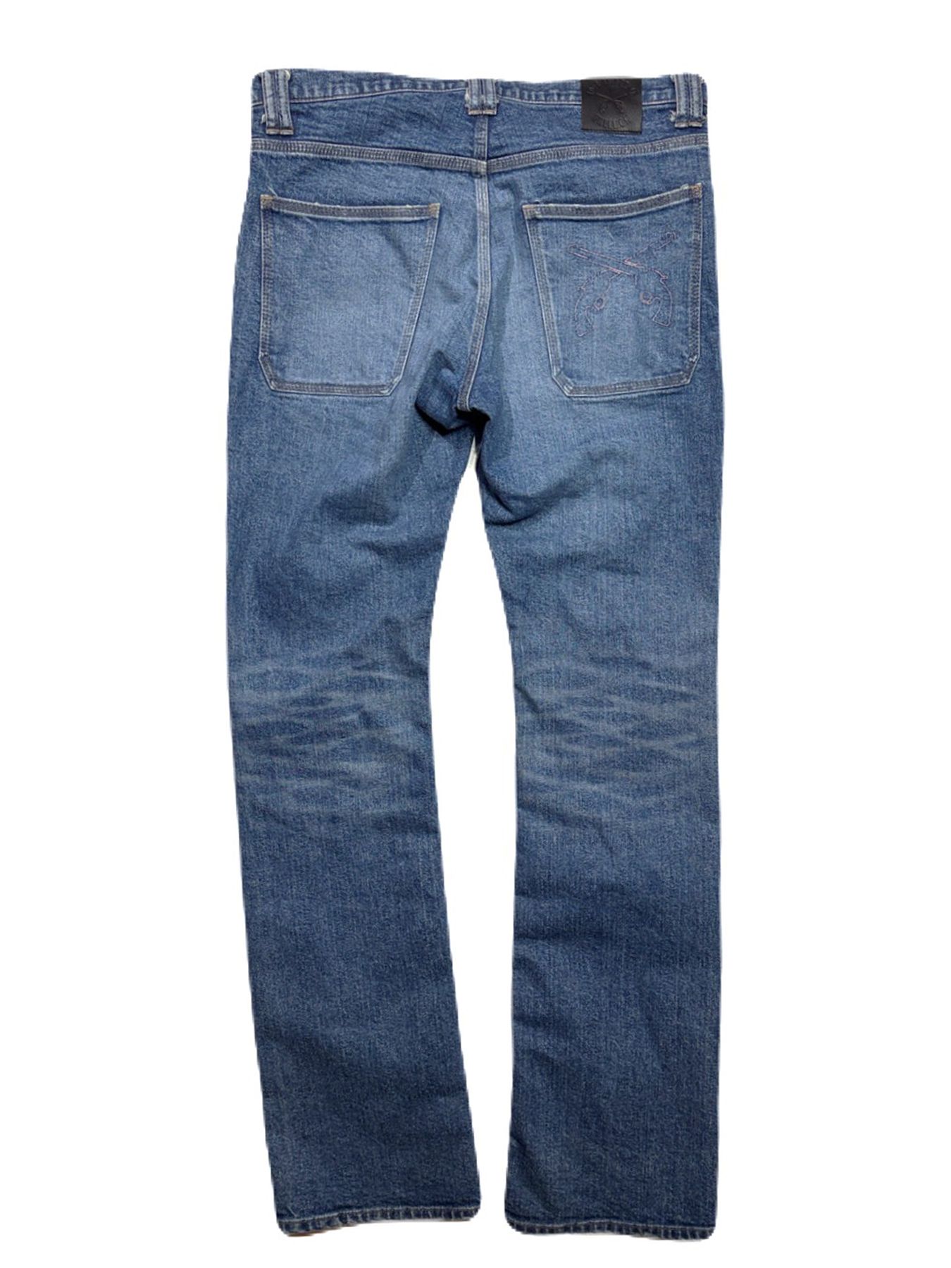 【予約品 8月23日(日) 締切】STRECH DENIM PANTS / ブルー