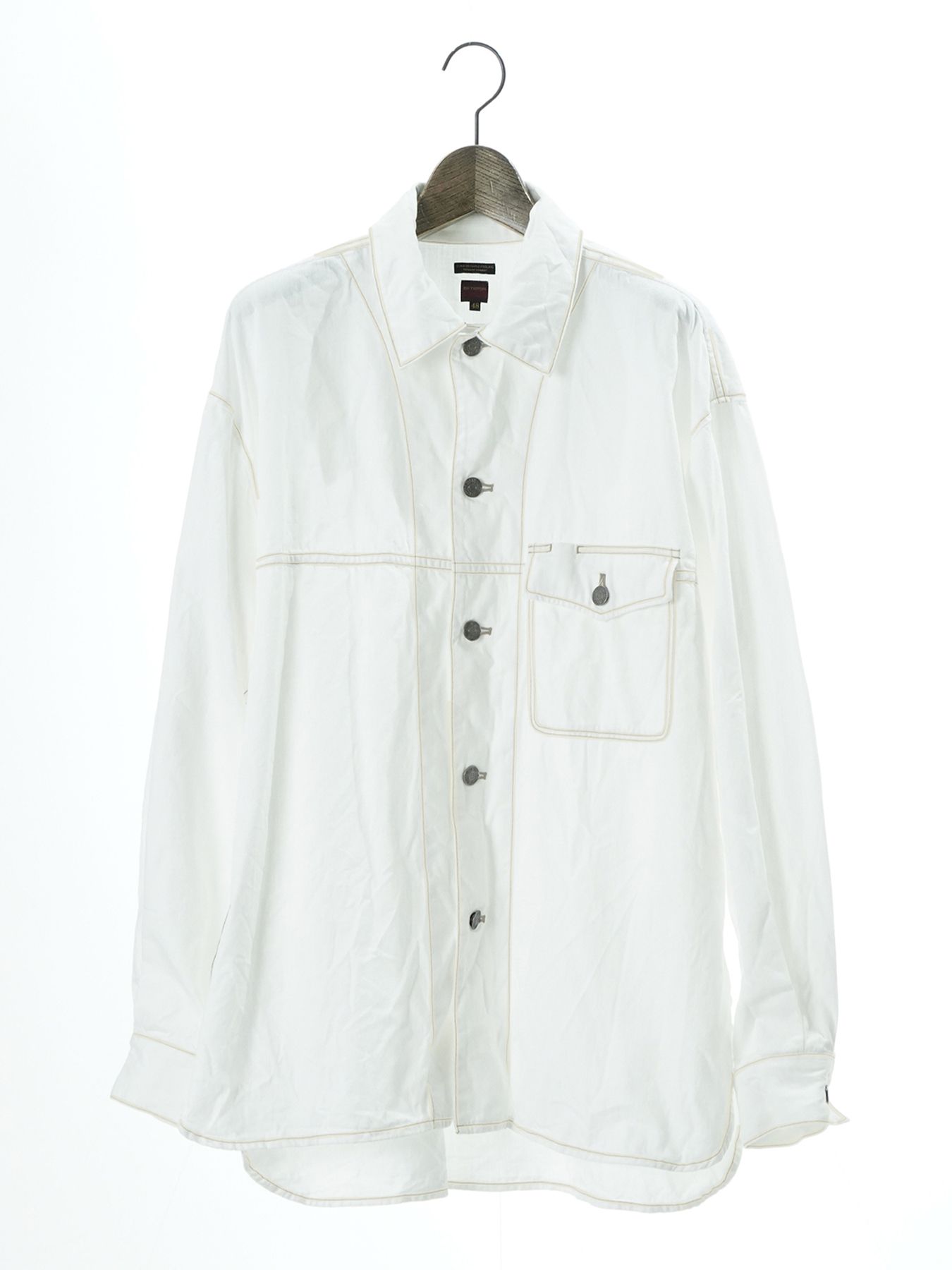 【予約品 10月26日(日) 締切】90sDENIMSHIRTS / デニムオーバーシャツ / WH×L.GRAY