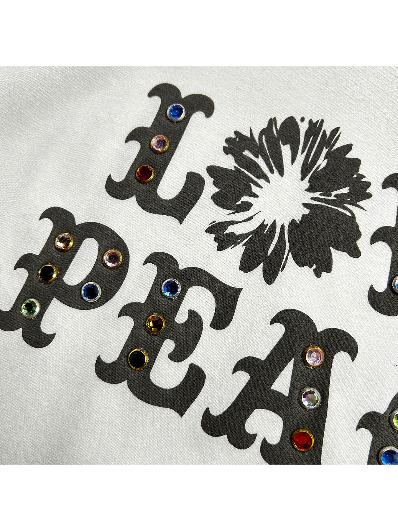 LOVE PEACE STONE T / ラブ ピース ストーン  Tシャツ / ホワイト