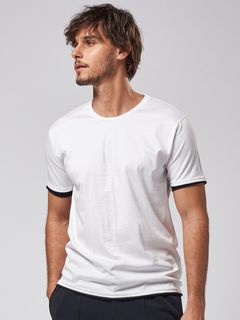 《予約品》 sweater's cut S/S / Tシャツ / ホワイト×ブラック