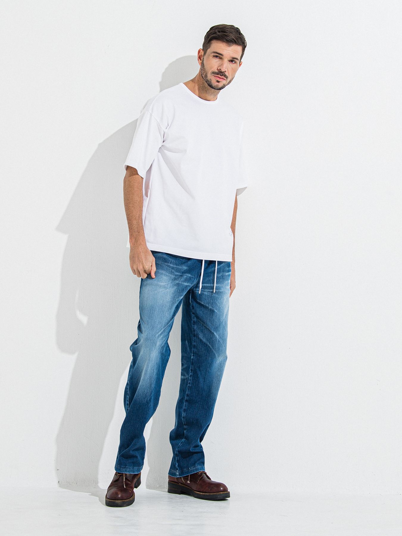 【予約品 】YOAKE PHOTO OVER TEE /  フォトオーバーサイズTシャツ / ホワイト