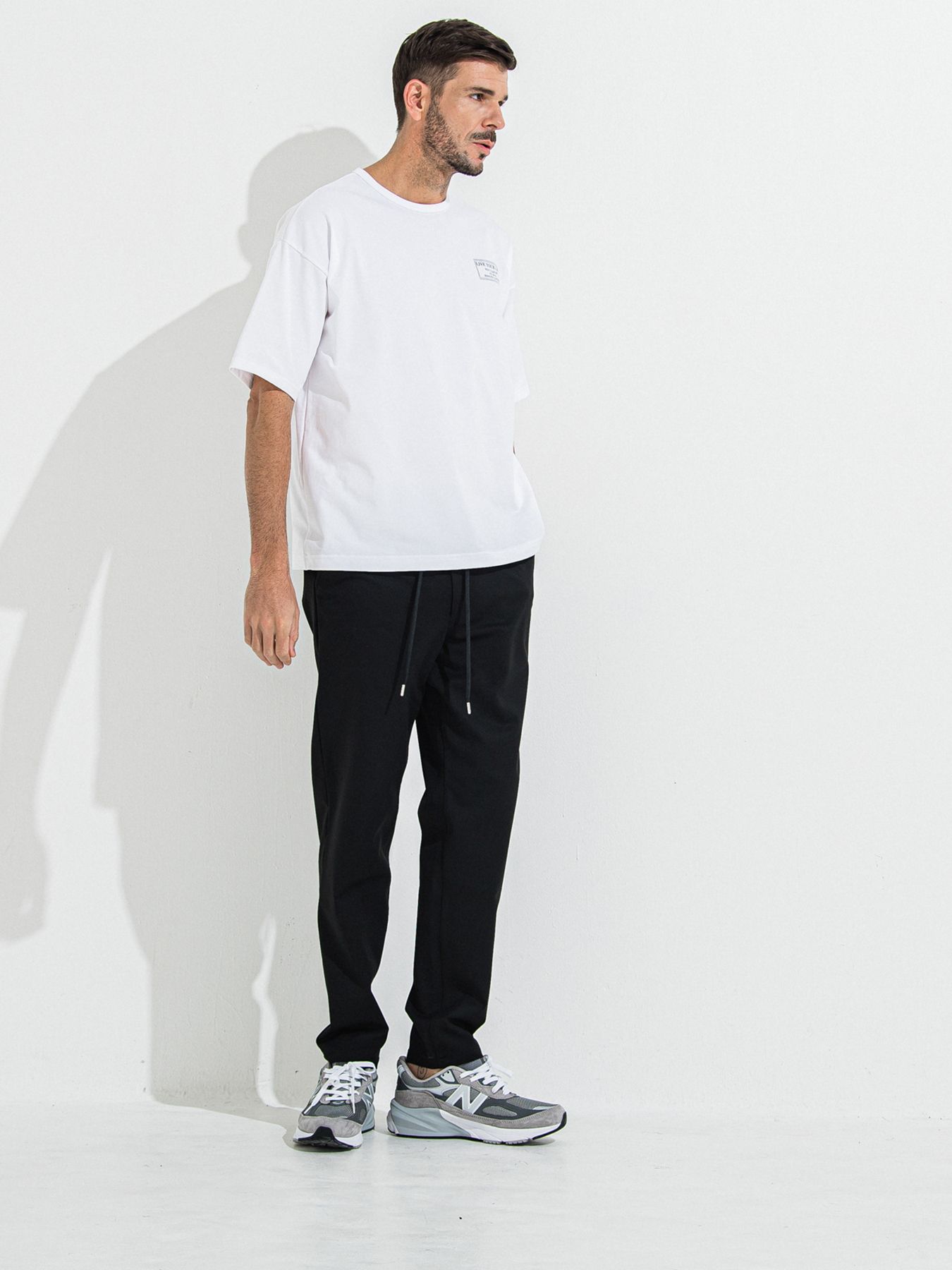 【予約品 】CREW OVER TEE /  クルーオーバーサイズTシャツ / ホワイト