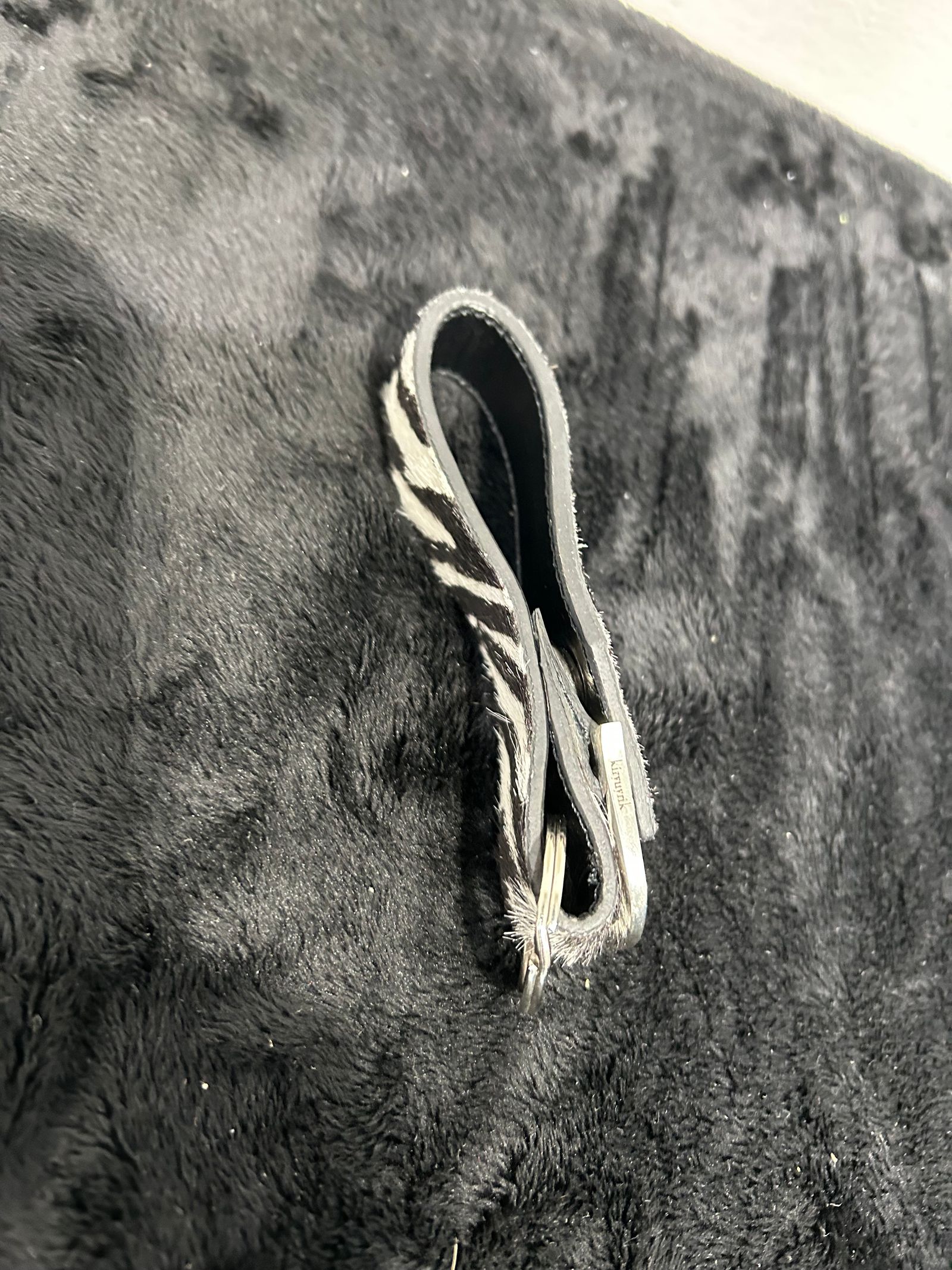 《予約品》 KeyHolder / ハラコキーホルダー / ゼブラ柄