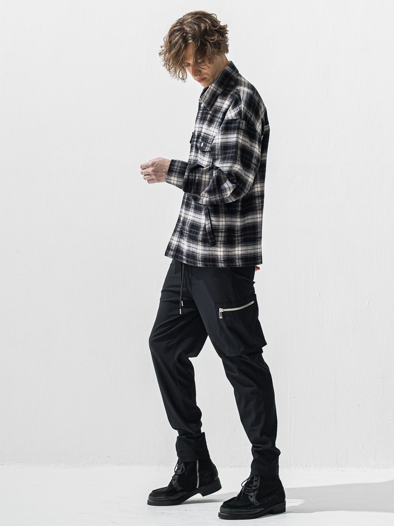 【予約品 9月6日(日) 締切】REX CARGO / イージーカーゴパンツ / ブラック
