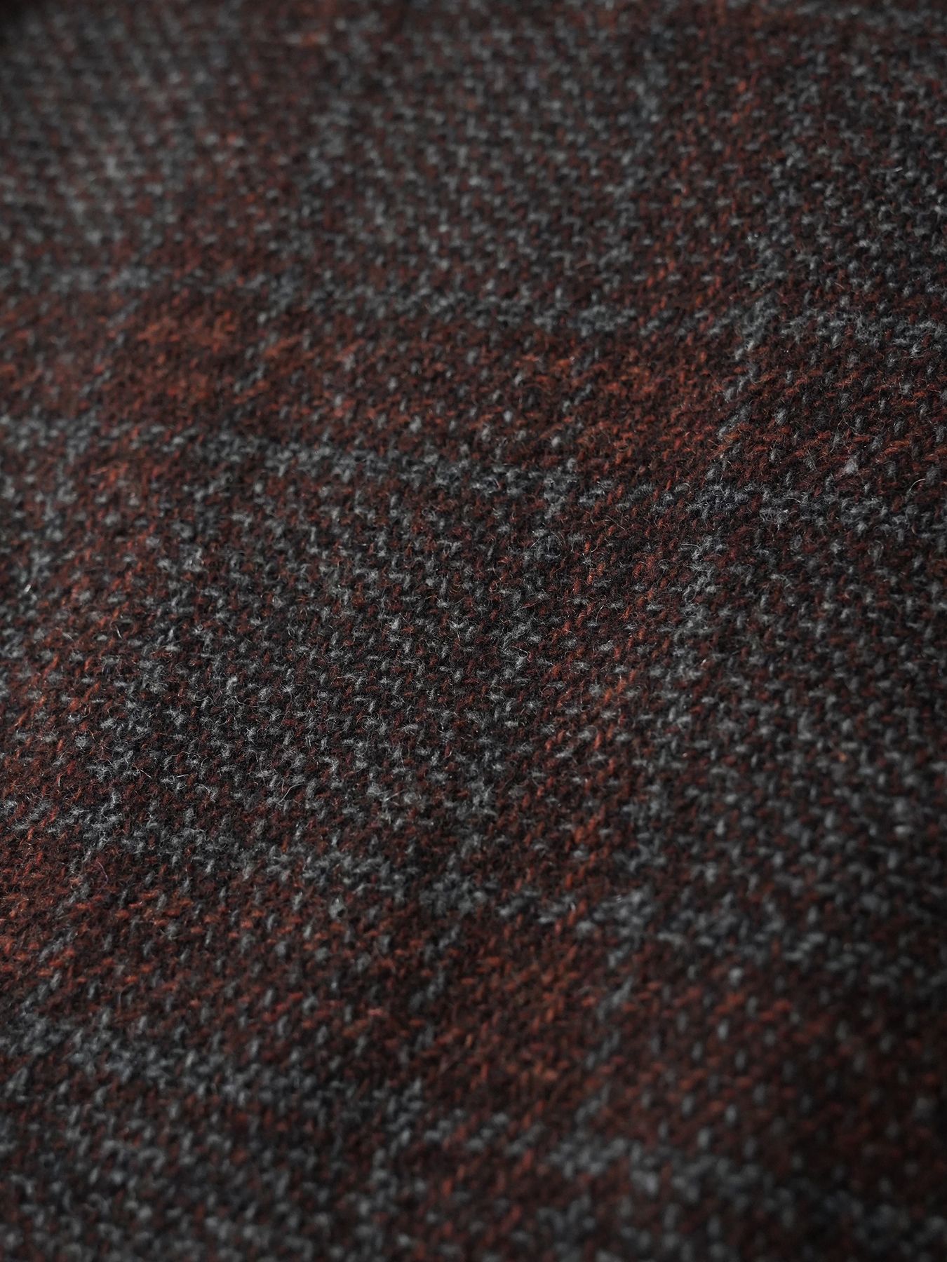 【予約品 5月6日(水) 締切】WOOLCHECK-SPORTJACKET / ヴィンテージシャツジャケット / レッド系