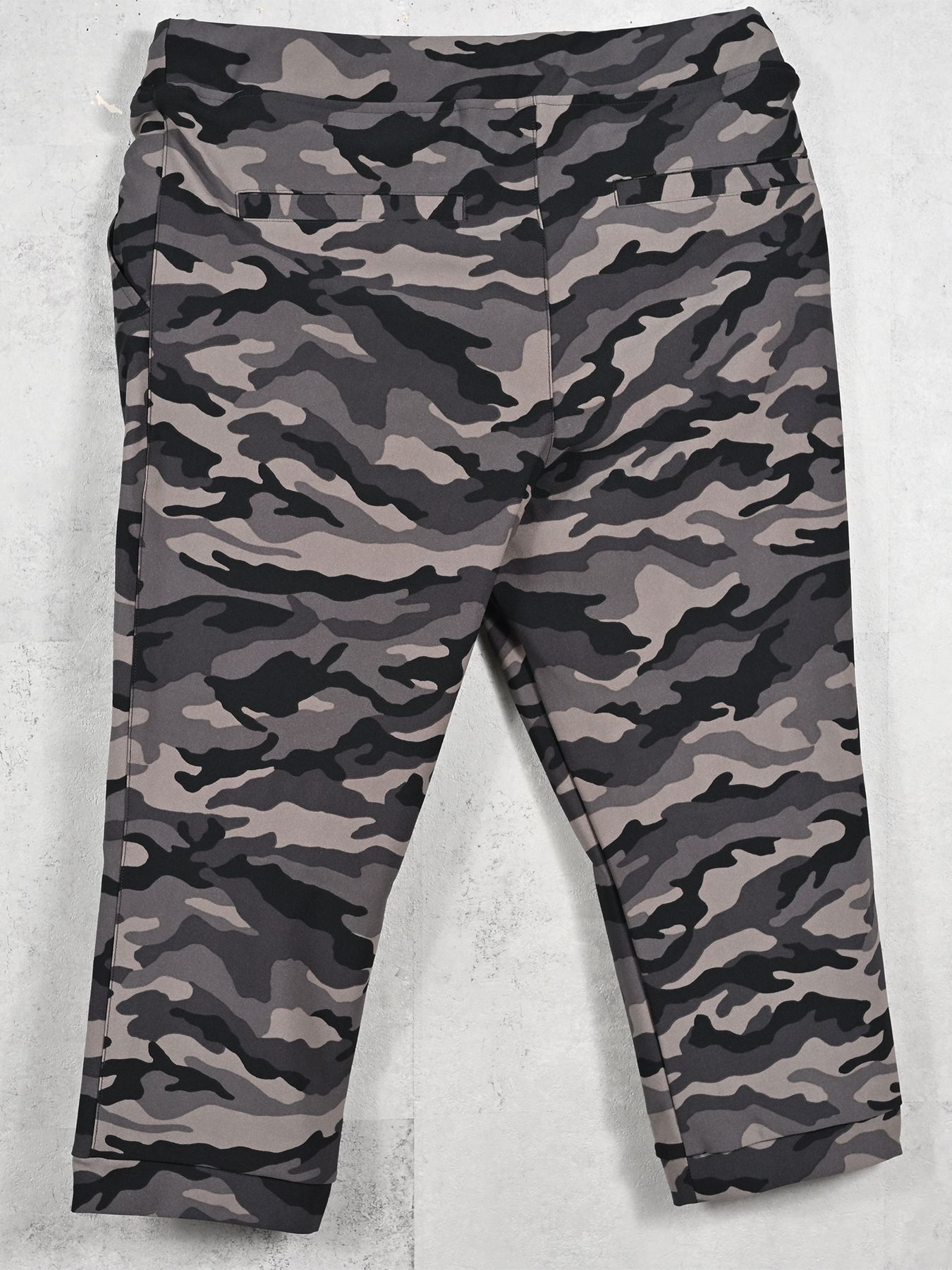 【予約品 11月16日(日) 締切】RE CROPPED PT / ナイロン イージークロップドパンツ / カモブラック