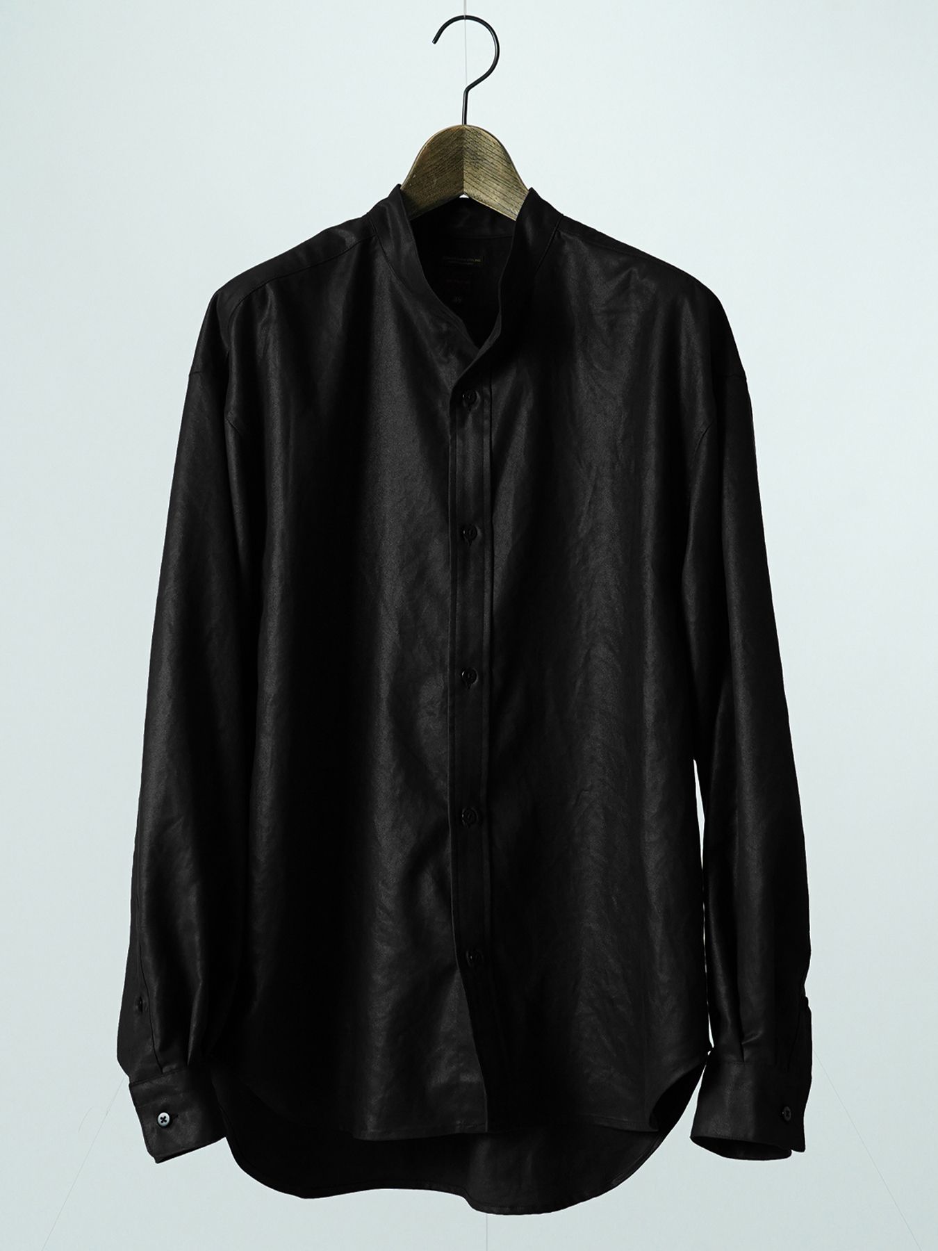 【予約品 7月5日(日) 締切】LUSTER OFFICERSHIRTS / ラスターオフィサーシャツ / ブラック