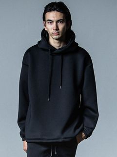 《予約品》 cardboard hoodie / ダンボールニットパーカー / ブラック
