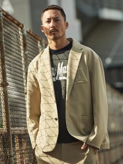 (予約品) muta Relax Fit Tailored JKT / イージーテーラードジャケット / ベージュ 【Acanthus×muta】10月上旬頃入荷予定