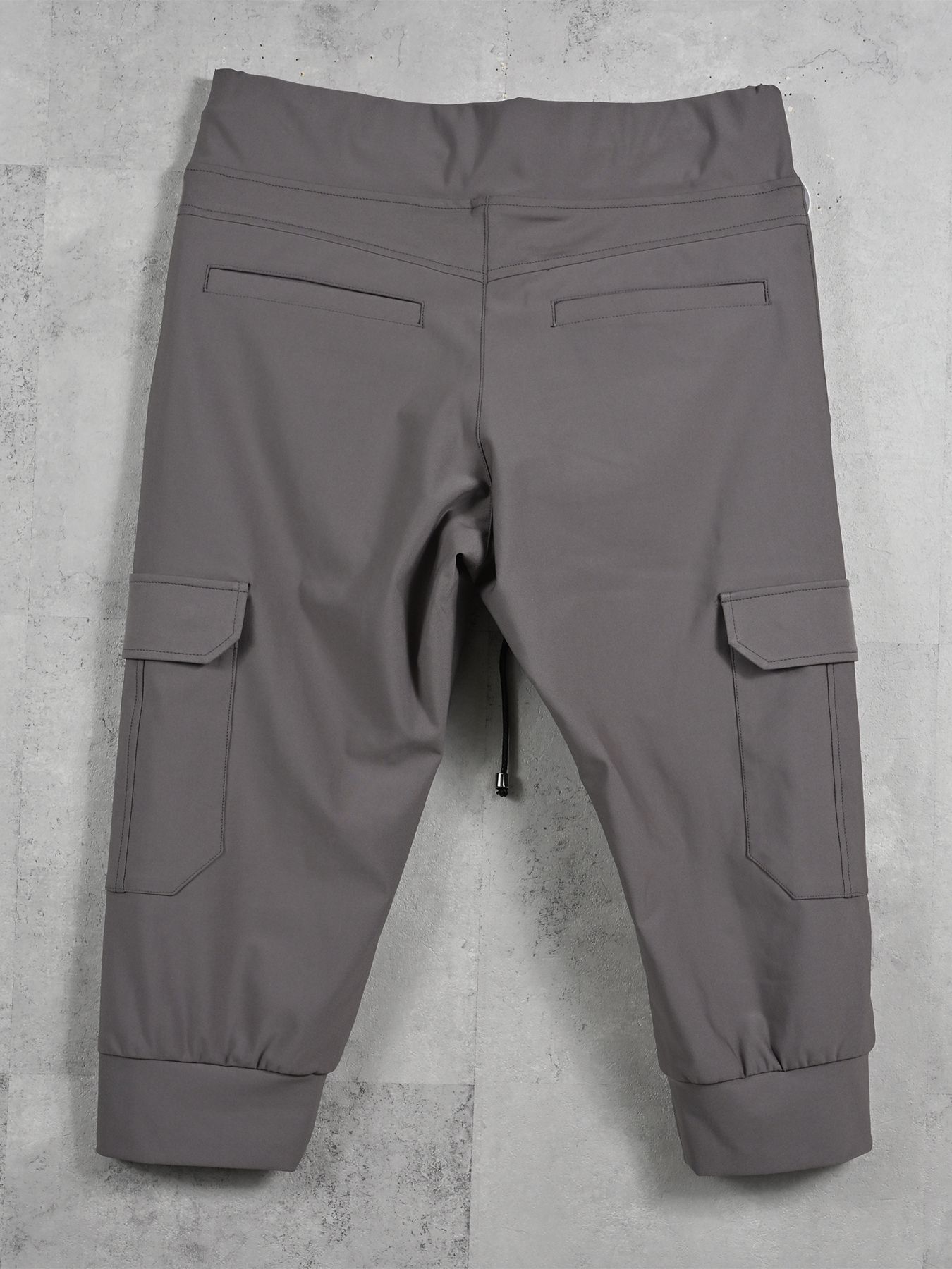 【予約品 11月16日(日) 締切】CARGO CROPPED PT / カーゴクロップド ジャージパンツ / グレー